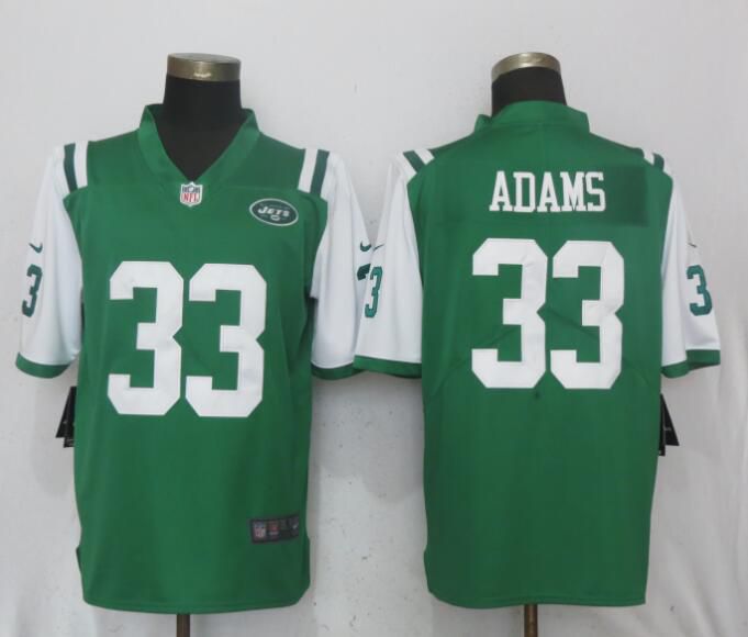 Men New York Jets #33 Adams Green Vapor Untouchable Limited Player Nike NFL Jerseys